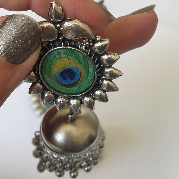 (SOLD)❌MorPankh Fashion Zhumki- New - Picture 6 of 6